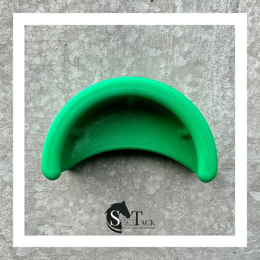 SnapTack magnetic bridle holder for equestrian tack storage - green