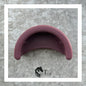SnapTack magnetic bridle holder for equestrian tack storage - carbon fibre burgundy