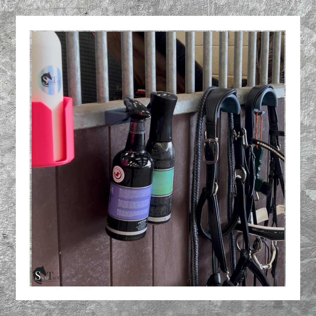 SnapTack magnetic spray bottle holder
