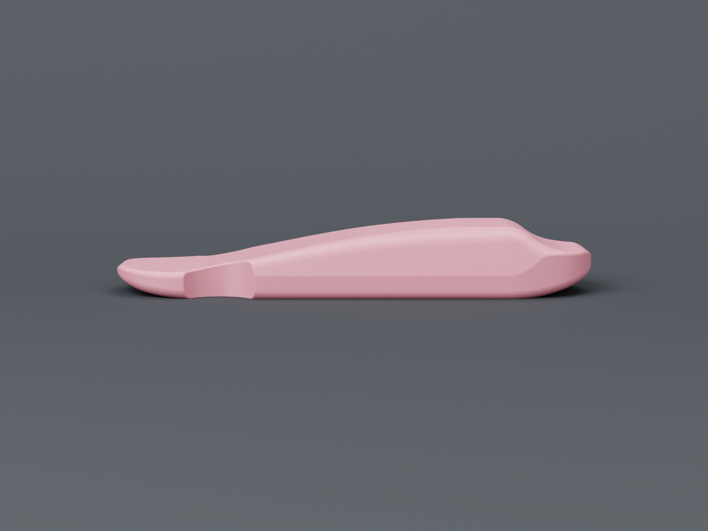SnapTack noseband measuring tool, 3D product render, baby pink